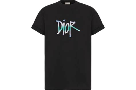 dior and shawn oversized logo t-shirt|Dior And Shawn Oversized Logo T.